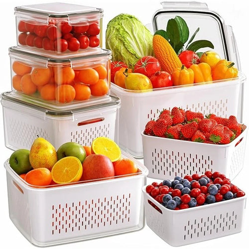 FreshKeep™ Refrigerator Organizer Set (6 Pieces)